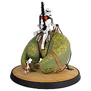 Star Wars Sandtrooper on Dewback Animated Maquette Statue